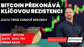 🚀Bitcoin překonává klíčovou rezistenci 🏆 Zlato trhá cenové rekordy ⛊ Chraňte svá portfolia [upl. by Kotz44]