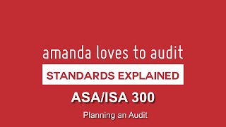 Audit PLANNING  ISAASA 300 explained [upl. by Revlys675]