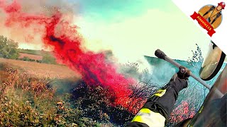 PROTEZIONE CIVILE Antincendio Boschivo 2018 Helmet Cam Fire Fighting  Parte Seconda [upl. by Aigroeg]