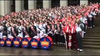 Madison Scouts singing corps song after Macys [upl. by Taggart758]