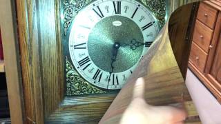 How to easily wind amp set your vintage grandfather clock [upl. by Kathe]