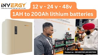 All information about INVERGY Lithium batteries [upl. by Ahsilahk]