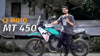 New Adventure Bike  CF Moto MT450 now in Nepal  Ride Experience and Feedback [upl. by Minetta]