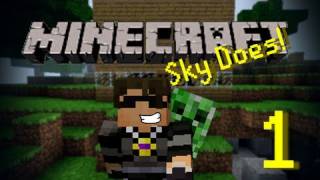 Sky Does Minecraft Episode 1  Shelter [upl. by Rosalinde]