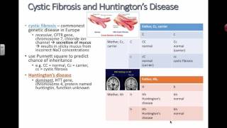 Cystic Fibrosis and Huntingtons Disease 2016 IB Biology [upl. by Shana]