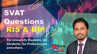 SVAT Questions  RIP amp RIS  Sri Lanka [upl. by Sivart751]