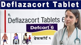 Deflazacort tablets 6 mg 12 mg uses  Defcort 6 mg  sericort tablets uses side effects Dose [upl. by Gilbertina694]