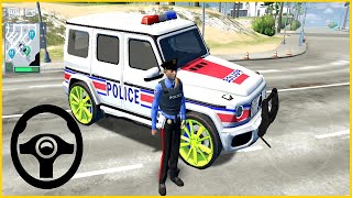 4X4 Jeep Polis arabası oyunu 4K 35  Police Sim 2022 Game  Polis oyunu 4K Android Gameplay 2024 [upl. by Olegnaleahcim798]