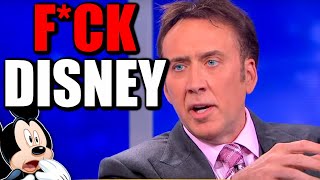 Nicolas Cage TRASHES Disney in BRUTAL Interview  Get Woke Go Broke [upl. by Audres889]