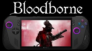 Bloodborne ShadPS4 v031 ROG ALLY X  HUGE NEW MILESTONE [upl. by Tews]