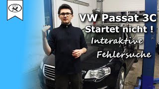 VW Passat 3C Startet nicht Interaktive Fehlersuche  not start  VitjaWolf  Tutorial  HD [upl. by Terrence371]