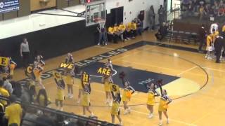 Elk County Catholic Coudersport Basketball 2016 [upl. by Gorrono316]