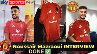 🚨Noussair Mazraoui Interview😱From Ten Hags player 🔥to Manchester United player [upl. by Floro]