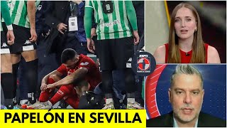 VERGONZOSO El Betis vs Sevilla fue suspendido por una agresión desde las gradas  Fuera de Juego [upl. by Loria762]