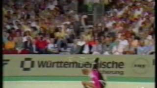 Oksana Kostina Hoop Stuttgart Masters 1990 [upl. by Ecnadnak]