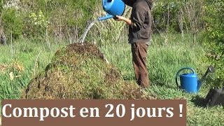 Comment faire un compost en 20 jours [upl. by Chil]