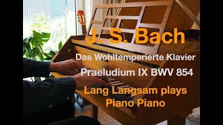 J S Bach Prelude IX BWV 954 bach baroque classic glenngould langlang [upl. by Pleasant]