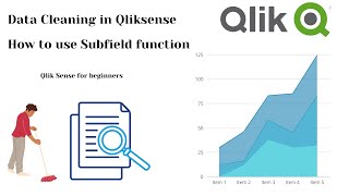 How to use the SUBFIELD function to clean data in Qliksense [upl. by Vokay]