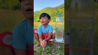 candy mentos diy experiment funny bushcraft camping outdoors chotabhai eggcooking [upl. by Nosnej753]