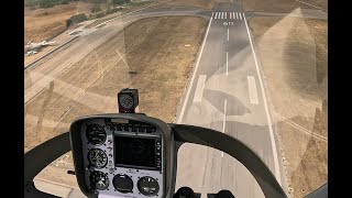 Guimbal Cabri G2 Helicopter Taxi and Takeoff from Cuatro Vientos Madrid [upl. by Bobina]