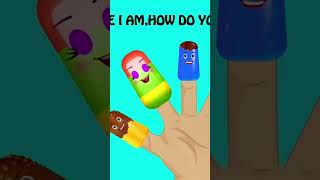 Ice Cream Candy Finger Family  Rhymes For Kids  Kids Song  shortskidsshorts nurseryrhymes [upl. by Ltney]