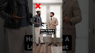 How To Style A Leather Jacket w ​⁠MrrLittle [upl. by Funch]