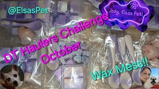 dthaulerschallenge No 4 October Making Wax MeltsMess [upl. by Eileme277]