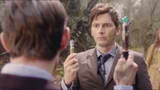 Doctor Who The 10th Doctor REALLY likes the Elevenths Sonic Screwdriver [upl. by Oniger]