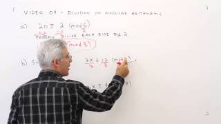 O9Division in Modular Arithmetic [upl. by Hoebart]