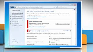 Windows® 7 How to turn off the security on Windows® 7based PC [upl. by Ender377]