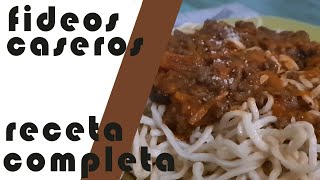 Fideos caseros con máquina  Trucos Receta completa [upl. by Corney631]