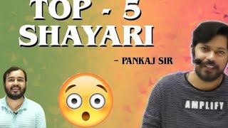 Top 5 Shayari by Pankaj Sir Chemoholic Academy shortsjeemotivationneetmotivation [upl. by Nyrehtac]