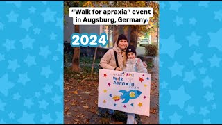 2024 Virtual Walk for Apraxia in Germany [upl. by Sregor]