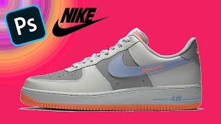 Customize Nike AIR Force with Photoshop [upl. by Earej565]