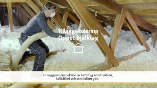 Tilläggsisolera med ISOVER InsulSafe® lösull [upl. by Annaliese360]