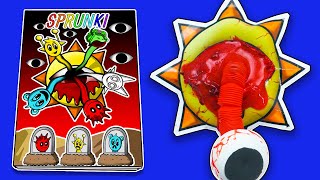 Making INCREDIBOX SPRUNKI Game Book 📚 ➕ Mr Sun Horror Sprunki Squishy Surgery DIY 소닉 테이프 [upl. by Helban967]