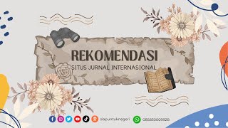 Situs Jurnal Internasional Terbaik untuk Mahasiswa [upl. by Suryt]