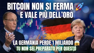 🚨 BITCOIN VALE PIÙ DELLORO 🔥 NON SEI PRONTO PER QUESTO 👀🚀 [upl. by Hertberg]