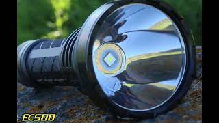 The EC500 LongRange Flashlight  21700 USBC Thrower [upl. by Allerie]