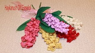 Como Hacer Flores de Papel Crepe Paso a Paso Crepe Flores [upl. by Enilemme]