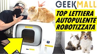 Lettiera autopulente per gatti FURBULOUS e unboxing GEEKMALL recensione lettiera automatica smart [upl. by Anelra]