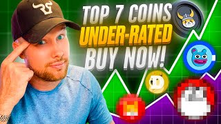 TOP 7 UNDERRATED MEME COINS WILL MAKE MILLIONAIRES – Best Crypto To Buy Now Until 2025 [upl. by Laval]