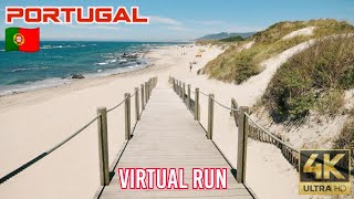 Virtual Run Beach  Portuguese Coast  Treadmill Workout 063 [upl. by Trebron]