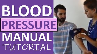 How to Take a Blood Pressure Manually [upl. by Nomde]