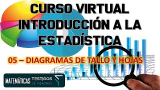 CURSO INTRODUCCIÓN A LA ESTADÍSTICA  05  DIAGRAMAS DE TALLO Y HOJAS [upl. by Mayworm]