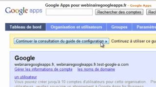 Webinaire de déploiement Google Apps [upl. by Rochkind]