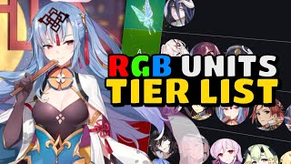 Turtle School  RGB Tier List  Epic Seven [upl. by Nosinned568]