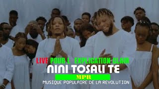 GROUPE MPR NINI TOSALI TE CONTRE TO POUR EXPLICATION CLAIR [upl. by Lothar971]