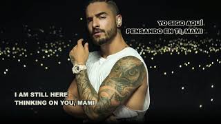 Extrañandote  Maluma ft Zion y Lennox Español Letra  English Lyrics [upl. by Etty]