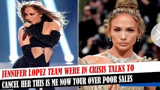 Jennifer Lopez Team Were In Crisis Talks To Cancel Her This Is Me Now Tour Over Poor Sales NEWS [upl. by Jeth]